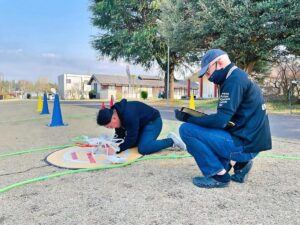 「飛行後点検」8大項目を目視緩衝確認です
