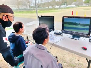 「フライトシュミレーター」右左ステック操作確認