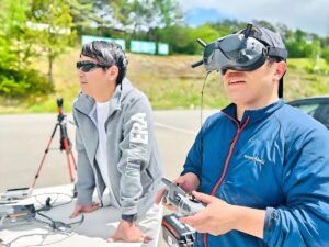 「FPV」初飛行。慣れるまで目が回り酔います