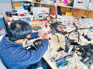 「教習機材整備点検」定期的に実施しています