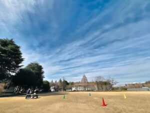 ドローンの特性を説明。いよいよ飛行体験です