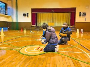 「飛行後点検」8項目の機体各所確認