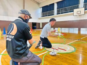 「飛行後点検」8大項目を前同様目視緩衝確認