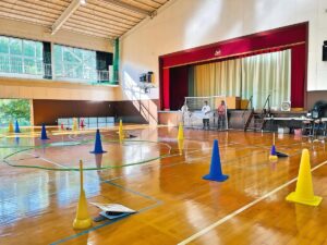 「実技飛行・8の字飛行」難操舵の一つ。2周飛行