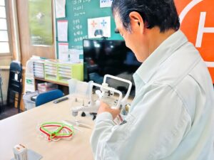 一等初日は徹底した「飛行前点検」まずは基本から