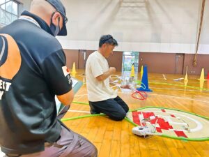 「飛行後点検」8大項目を目視及び緩衝確認