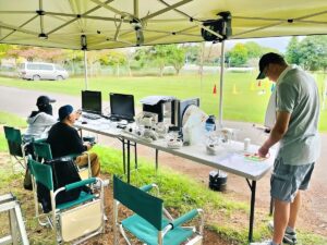 シュミレーター、実技飛行訓練と同時進行です