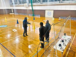 「講評」「合否判定」総体的な総評した後合否通告