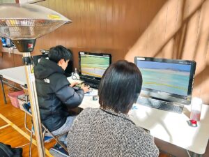 一等はATTI。二等はポジショニングで操舵訓練