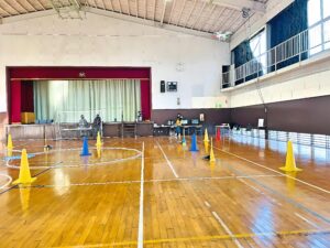 「実技審査」高度3.5mスクエア飛行（四角）