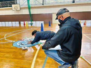 「実技審査」ランディングギアを固定して電源ON