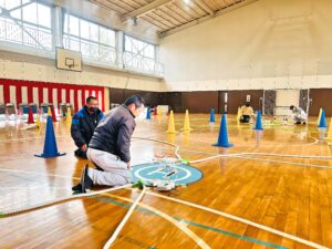 修検前想定訓練。パラメーターの確認中。この後離陸
