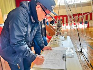 「日常点検記録」「飛行後記録」記入