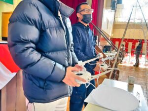 一等みきわめに向けた想定訓練。屋内での仕上げです