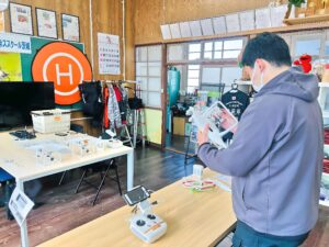初日、まずは「飛行前点検」「飛行後点検」から