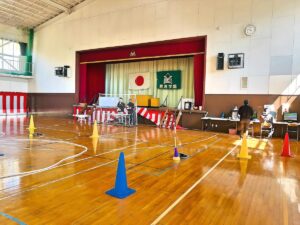 8の字飛行。難易度はMAXレベルです。全員苦戦中