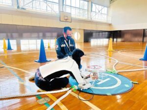 「飛行前点検」電源入力からシステム確認