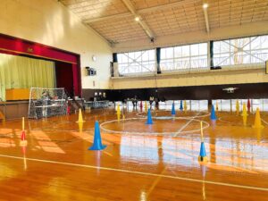 「実技審査」高度1.5m8の字飛行2周。最も難操舵