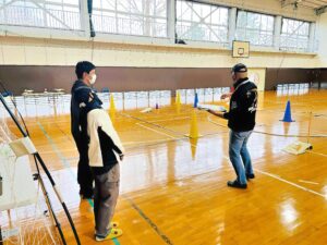 「講評」「合否判定」総体的な総評した後合否通告