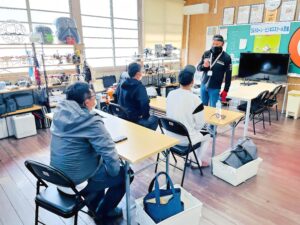 飛行前ブリーフィングで各自の課題から本日の目標を共有