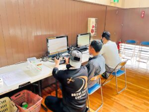 一等・二等ともシュミレーターで軌道訓練の開始です