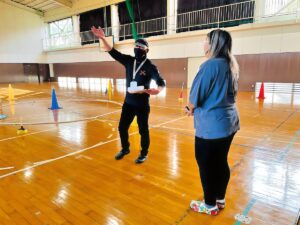 「講評」「合否判定」総体的な総評した後合否通告
