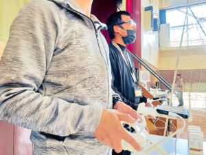 Kさんは見極め。仕上がり次第で屋外訓練場へ