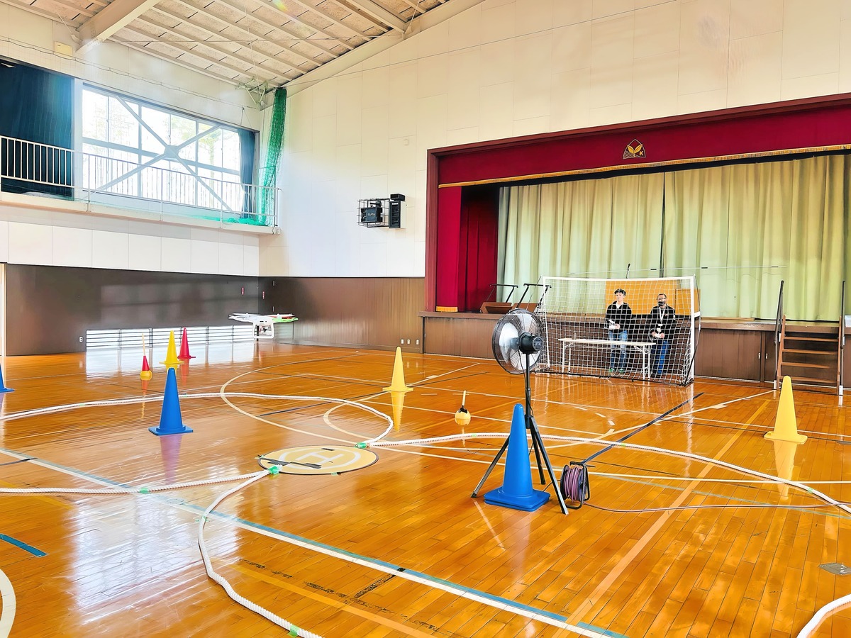 Aモードで操舵。強風を演出した経路は至難の業化
