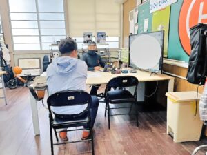 一等免許について今後のドローンの展望などを説明