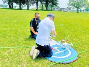 「飛行前点検」講習中何度でも何回でも実施します