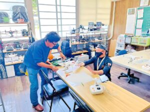 「飛行前後点検」全部で24項目の点検箇所があります