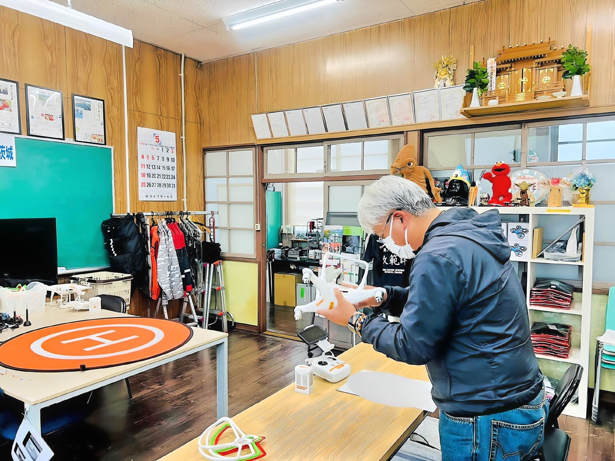 26項目ある「飛行前後点検」目視緩衝して行きます