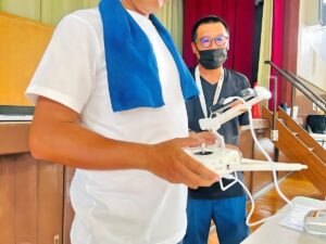 Kさんは苦手なサークルを訓練。確実に成長しています