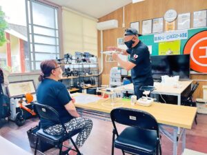 初日はドローン基礎基本から。機動性について解説