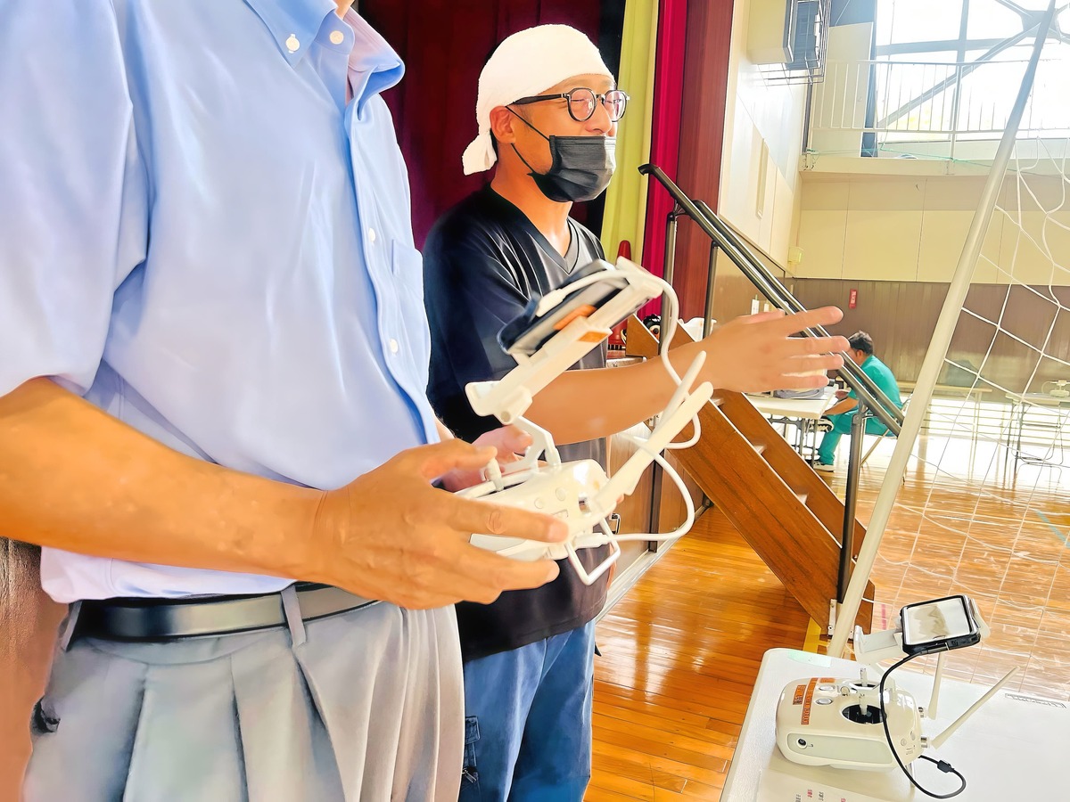 Sさんは修検前想定訓練で減点数をチェック。重要です