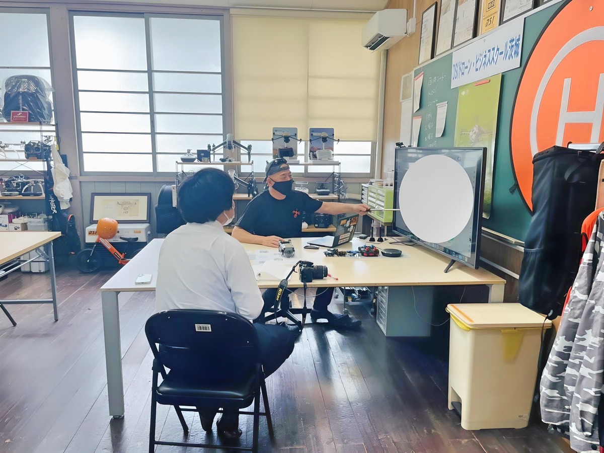 茨城県ドローンビジネス協議会について取材でした
