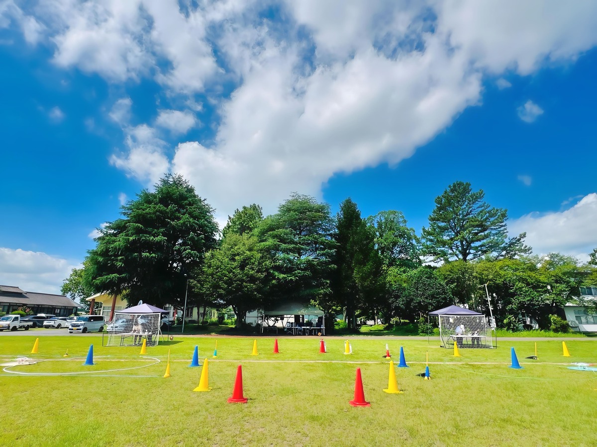 本日も晴天也。屋外は風が通るので爽やかです