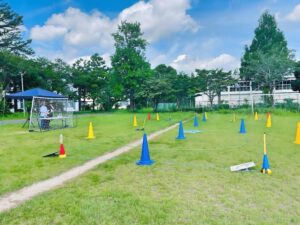 「実技審査」高度1.5m8の字飛行及び緊急着陸