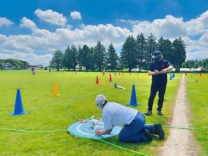 「実技審査」ランディングギアを固定して電源ON