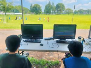 スティック入力角度、当て舵操舵をシュミレートします