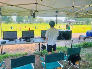 フライトシュミレーターをリアル飛行に近いカテゴリーで訓練実施