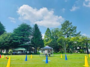 本日も晴れ。風速も微風に留まり飛行訓練日和です