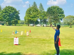 自分の感じる風速感と実際の風速を計測。感覚を養う