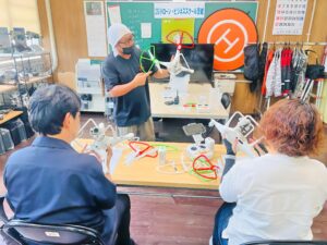 オリエンテーションの後「飛行前後点検」16大項目