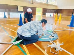 電源入力後、システムパラメーターの確認します