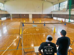 初日はドローン機動性を確認。デリケートな飛行が重要