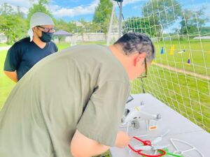 「飛行前点検」飛行する前は必ずやる必須項目です