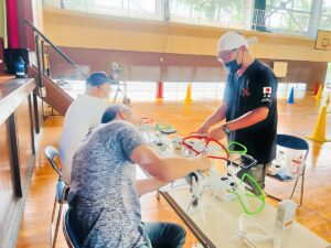 「飛行前後点検」全34項目に及ぶ事項を学習します