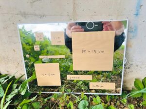 赤外線画像診断を比較するパネル。鏡が熱を照射する役割を果たします