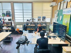 一等免許に関する根掘り葉掘りを説明。この後飛行体験